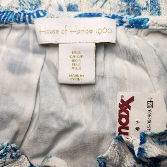 House Of Harlow 1960 Floral Mini Babydoll Dress - Picture 8 of 11